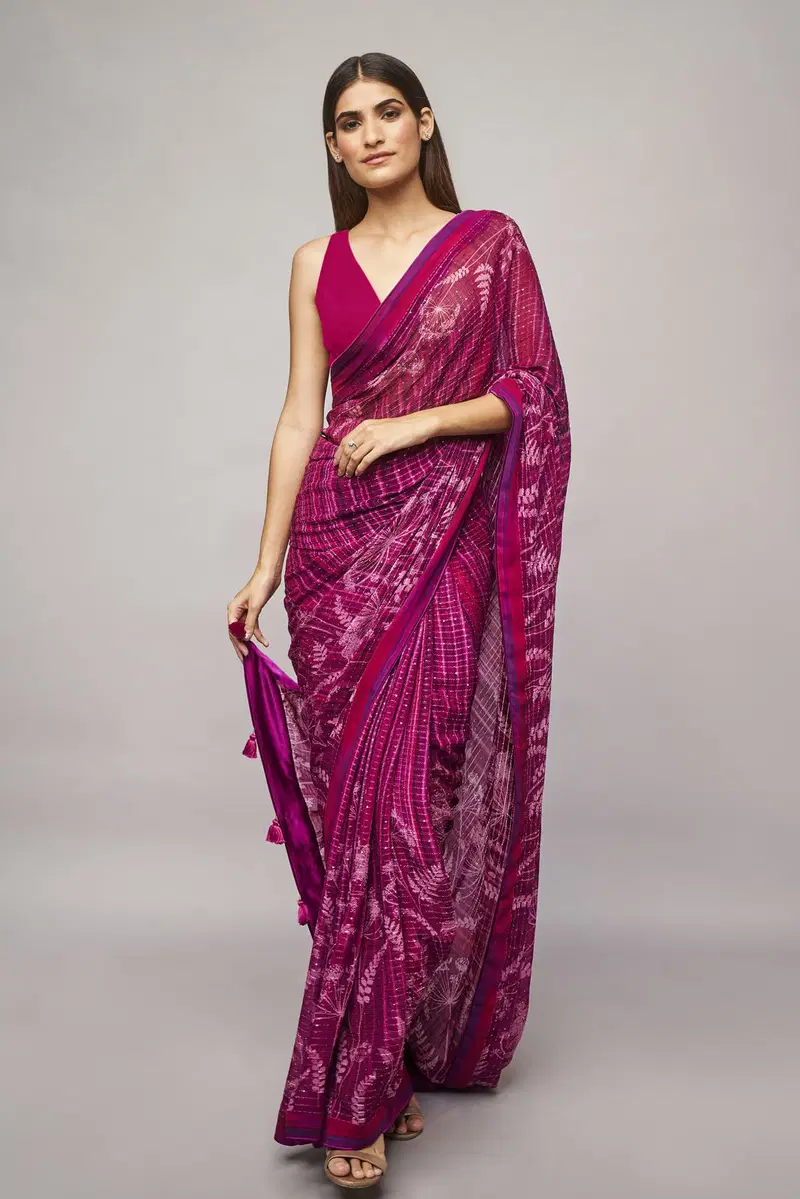 088 Bollywood Crochet Sequence Wholesale Designer Sarees
